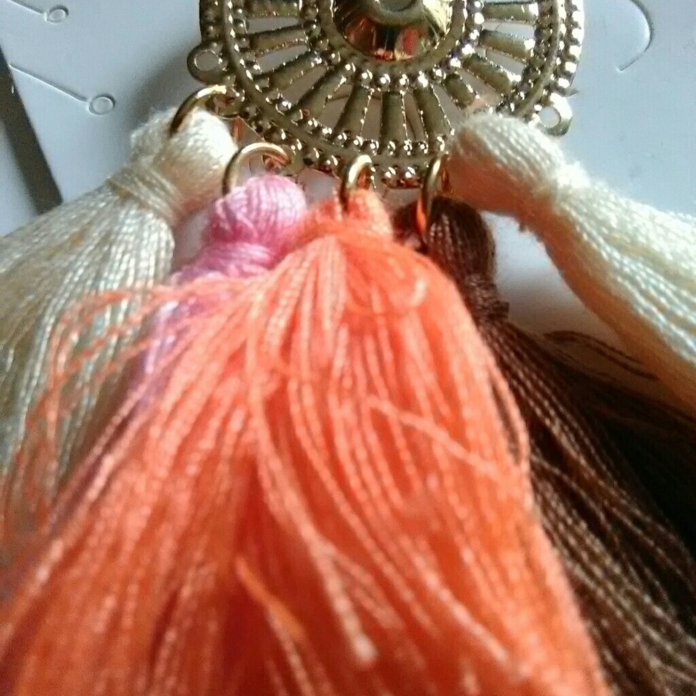 Hot Women's Lovely Handmade Long Tassel Earrings - Picture 3 of 5